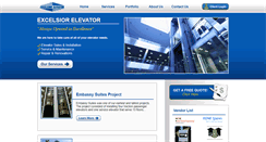 Desktop Screenshot of excelsiorelevator.com